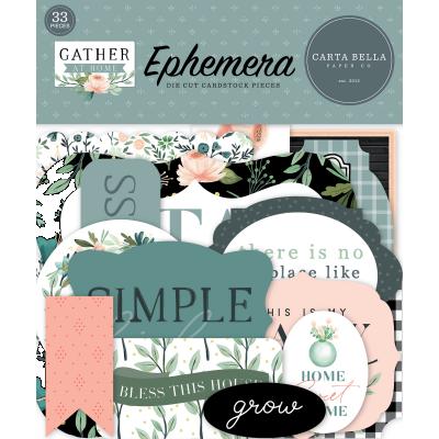 Carta Bella Gather At Home Die Cuts - Ephemera